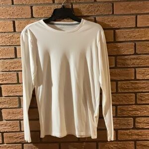 Old Navy Cream basic long sleeve cotton T-shirt Sz small
